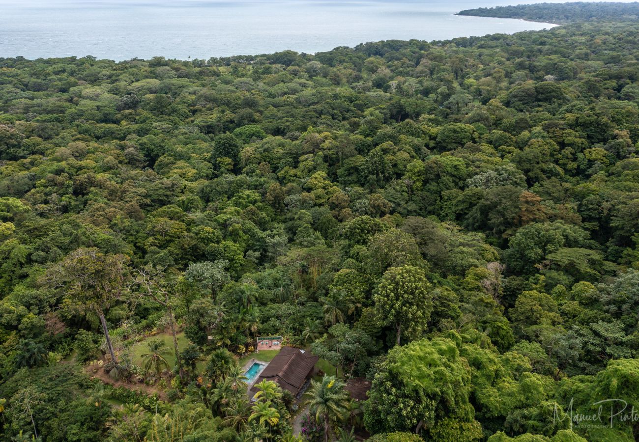 Villa en Punta Uva - Big Tree Wildlife Refuge Retreat Center con Piscina