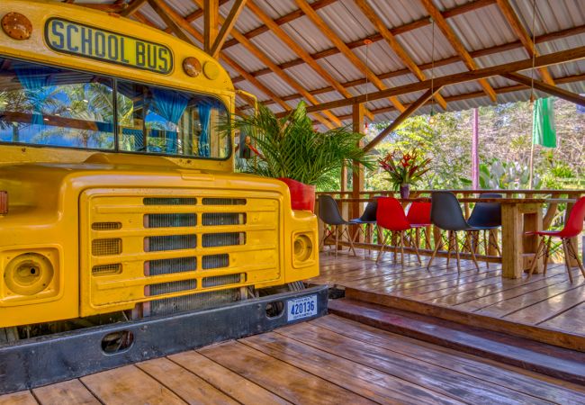 House in Playa Chiquita - The School Bus at Tree House Lodge