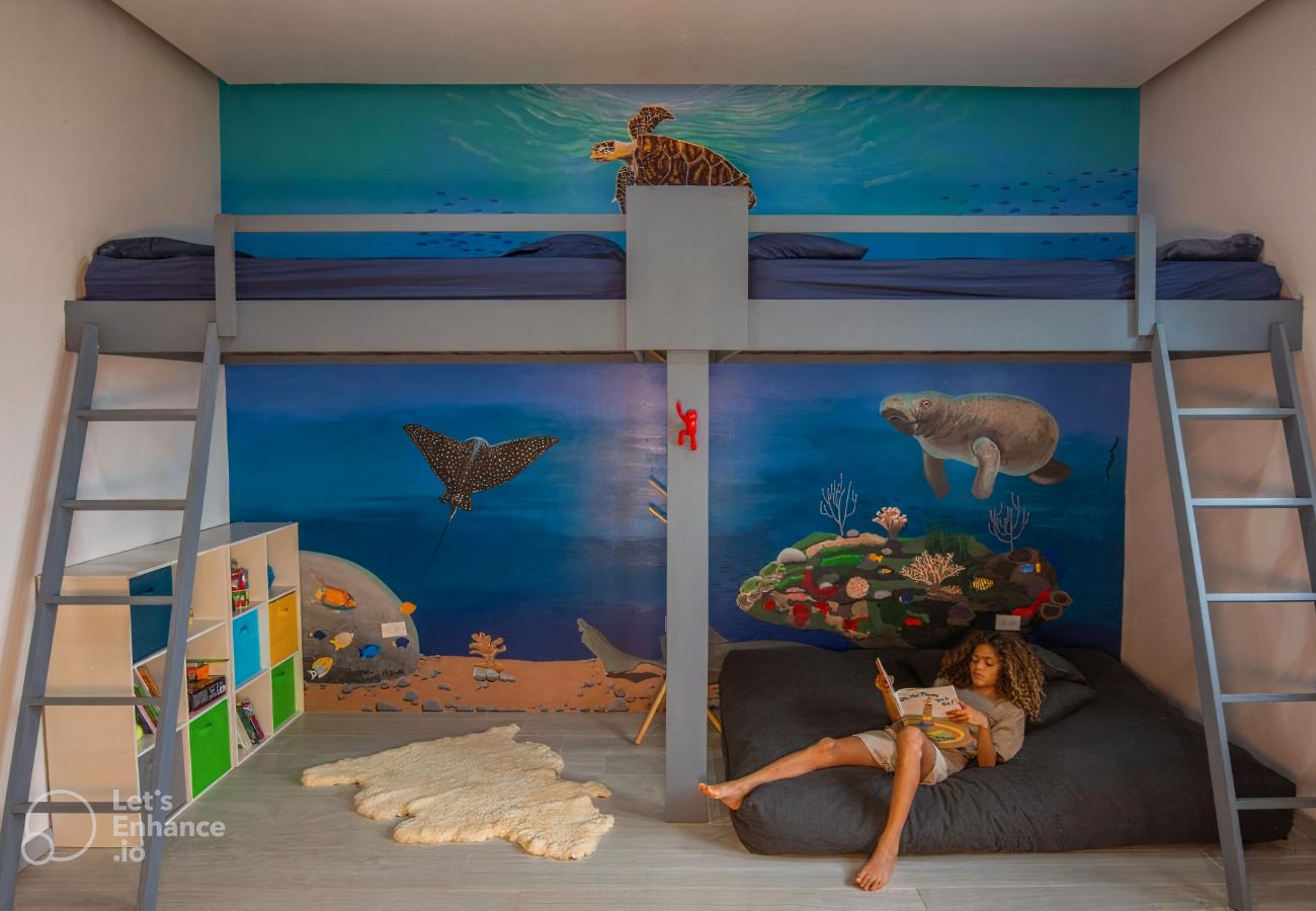 House in Hone Creek - Blue Hill State - 360° Ocean View Jungle Villa